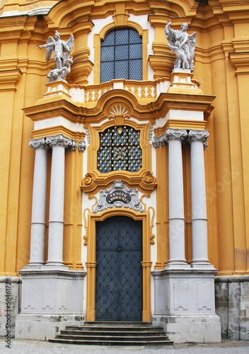 Photo: Melk Abbey Church details in Lower Austria. Melk Abbey Church details in Lower Austria.