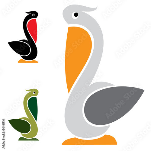 Vector: Vector image of an stork on white background Vector image of an stork on white background