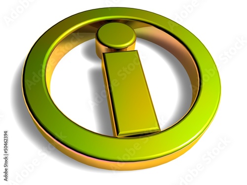 Illustration: 3D Goldzeichen - Info 3D Goldzeichen - Info