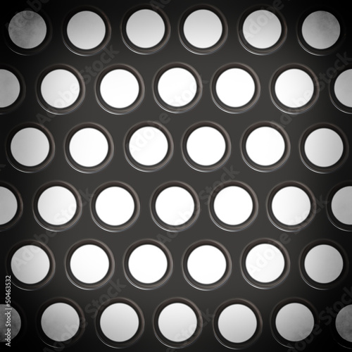 Illustration: Metal texture with holes Metal texture with holes