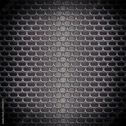 Illustration: Metal texture with holes Metal texture with holes
