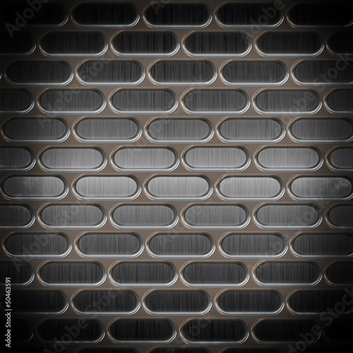 Illustration: Metal texture with holes Metal texture with holes