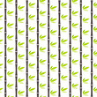 Seamless Pattern Abstract Bamboo Green/Brown