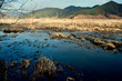 China Yunnan Lugu Lake scenery in winter