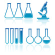 set of laboratory equipment