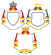 Wappen mit Mantel