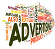 Advertising word in tag cloud