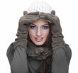 Girl in winter outfit