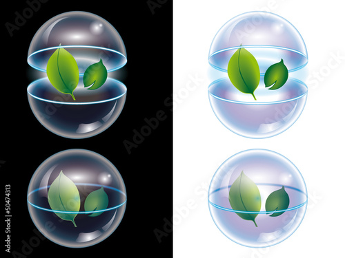 Vector: Ball Icon - Blatt Ball Icon - Blatt