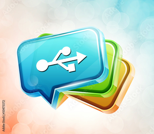 Illustration: Transparent label icon Transparent label icon