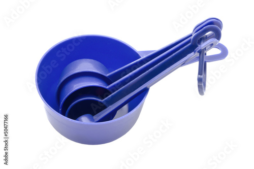 Photo: Blue measuring spoons Blue measuring spoons