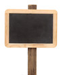 Black board whit blank space