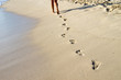 Photo: Footprints in sand Footprints in sand