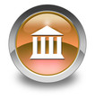 Orange Glossy Pictogram "Museum"