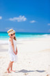 Adorable little girl at beach