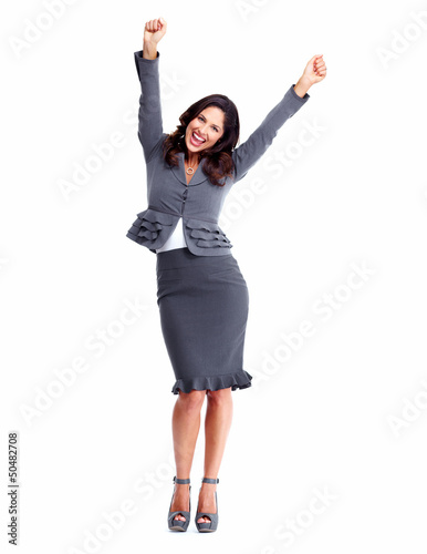 Photo: Happy Business woman. Success. Happy Business woman. Success.
