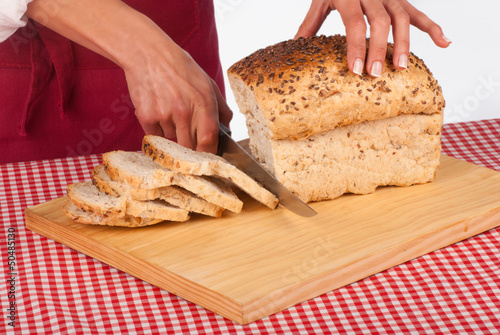 Photo: Whole sandwich bread Whole sandwich bread