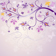 Spring pink easter frame