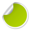 Vector round sticker