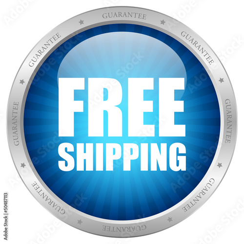 Vector: Vector free shipping guarantee icon Vector free shipping guarantee icon