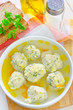 soup with meat balls