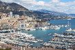 View of Monte Carlo and harbour in Monaco