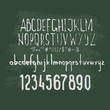 Vector: Chalkboard, alphabet, numbers Chalkboard, alphabet, numbers