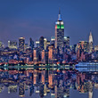 New York, Empire State Building de nuit