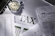 Operating budget, calendar, stopwatch and tax