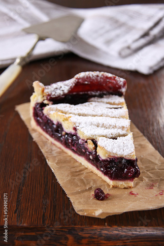 Photo: blaubeerkuchen mit puderzucker blaubeerkuchen mit puderzucker