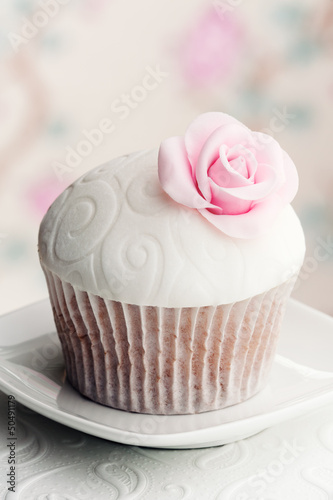 Photo: Rose cupcake Rose cupcake