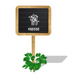 Kresse Schildchen Vektor