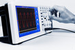 Set up a digital oscilloscope