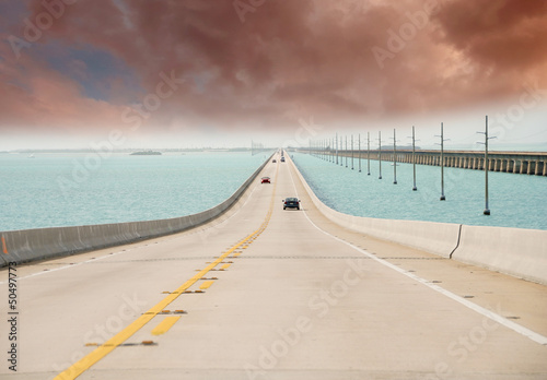 Photo: Sky Colors on Overseas Highway Sky Colors on Overseas Highway