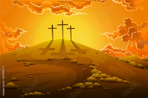 Vector: Calvary Crucifixion Calvary Crucifixion
