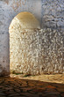 Photo: Old stone castle gate in an ancient style Old stone castle gate in an ancient style