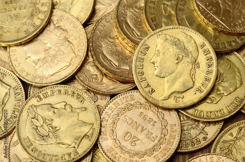 Photo: Gold french coin, Napoleon Gold french coin, Napoleon