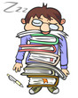 Sleeping student
