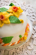 Decorated layer cake