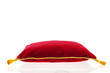 Royal red velvet pillow