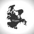 Landkarte - Insel Rügen (II)