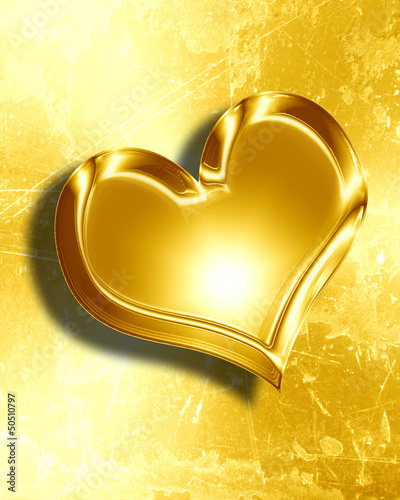 Illustration: Golden heart Golden heart