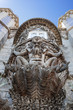 The depiction of a newt in Pena Palace. Sintra, Portugal
