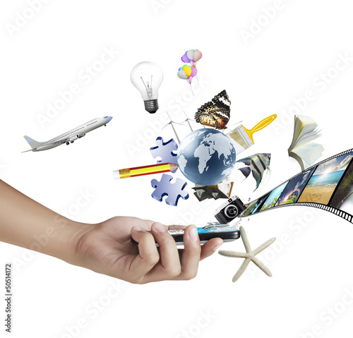Photo: Touch screen mobile phone Touch screen mobile phone