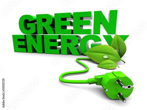 Illustration: green energy green energy
