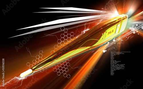 Illustration: Digital thermometer Digital thermometer
