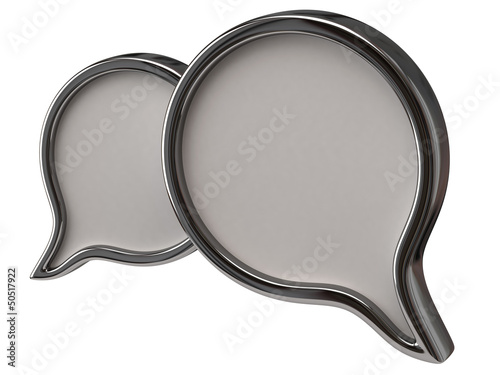 Illustration: Blank chat icon Blank chat icon