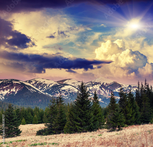 Photo: mountains landscape mountains landscape