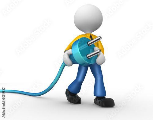 Illustration: Electric plug Electric plug
