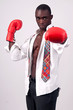 Strong businessman